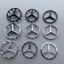 For Mercedes Benz Amg 52 Mm 57 Mm Car Steering Wheel Emblem Sticker