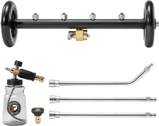 Tool Daily Undercarriage Pressure Washer Attachment 16 Inch, Dual-Function Un...