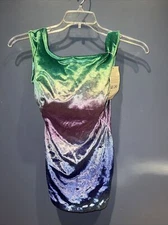 AIRWAY Amalti Collection Swim Suit, Crushed Velvet Rainbow. Super Rare, 1960 NWT