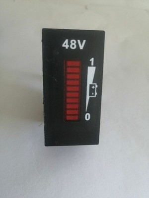 Curtis type Battery Indicator Gauge 906D 48V LED Charge Meter EZGO Club Car golf