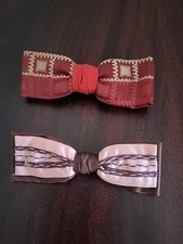 2 Vintage 50s Beau Junior Ormond NYC Bow Tie Country Rockabilly Retro Classic