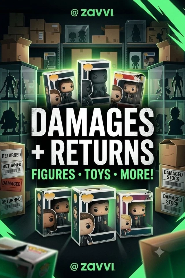 Damages + Returns @ Zavvi! | Figures, Toys + More!