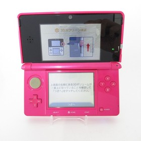 【Very Good】Nintendo 3DS Gloss Pink Console ONLY Japanese Edition #RET0312/02