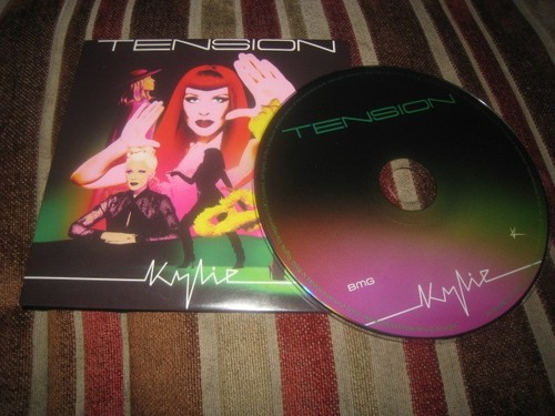 KYLIE MINOGUE TENSION USED 2023 DANCE POP CARD SLEEVE UK CD SINGLE.
