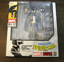 NEW Authentic Medicom Toy MAFEX Marvel Spider-Man Black Costume Symbiote No 147