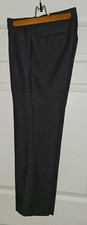 Men  s TAILORBYRD Grey Dress Pants 30x30 Flat Front Business Wear Gray Pants