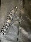 Vintage Harley Davidson Leather Vest Womens S Made In The USA Black Biker — photo 4