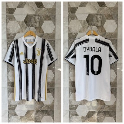 Juventus Dybala 10 シャツ XO Authentic Juventus #10 Dybala 2020 2021 Home Jersey Soccer Shirt