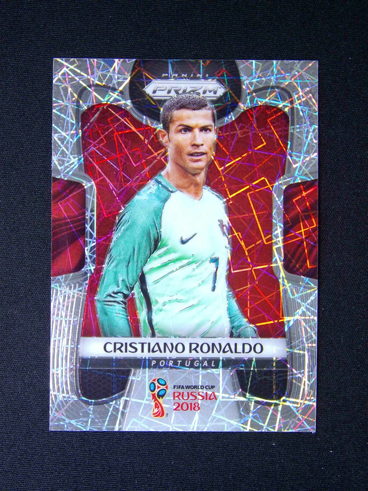 2018 Panini Prizm World Cup Cristiano Ronaldo #154 Portugal Lazer