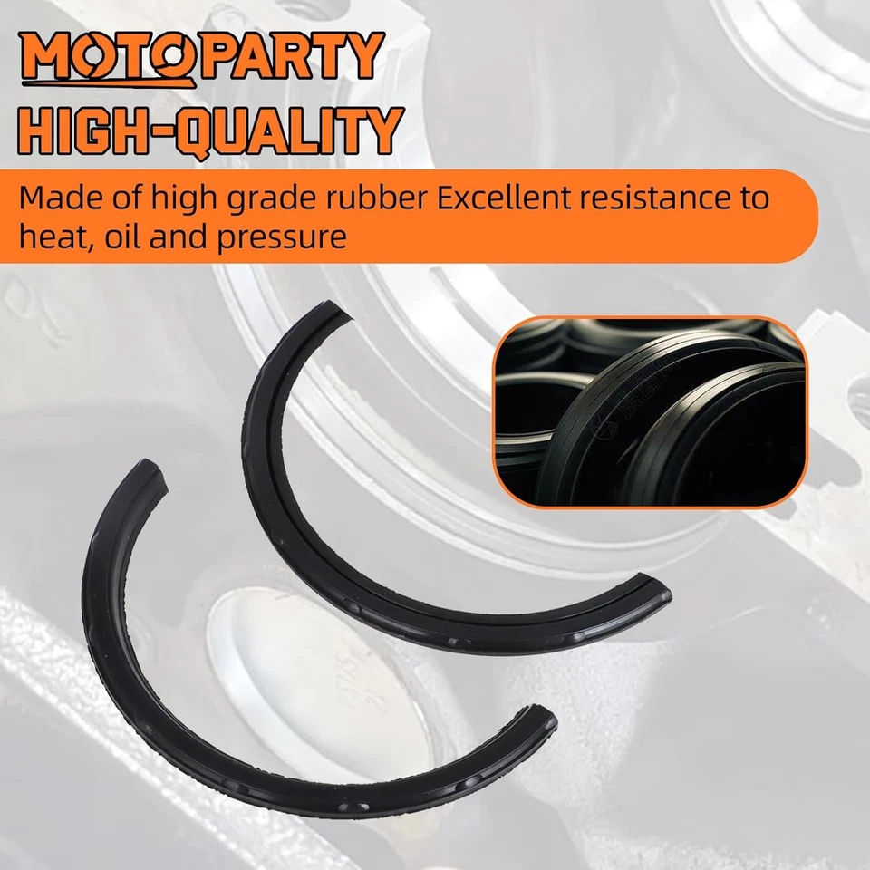 Junta de sello principal del cigüeñal trasero 4519S para Chevrolet GMC 235 1956-1962, 261 CID Foto 4 de 4