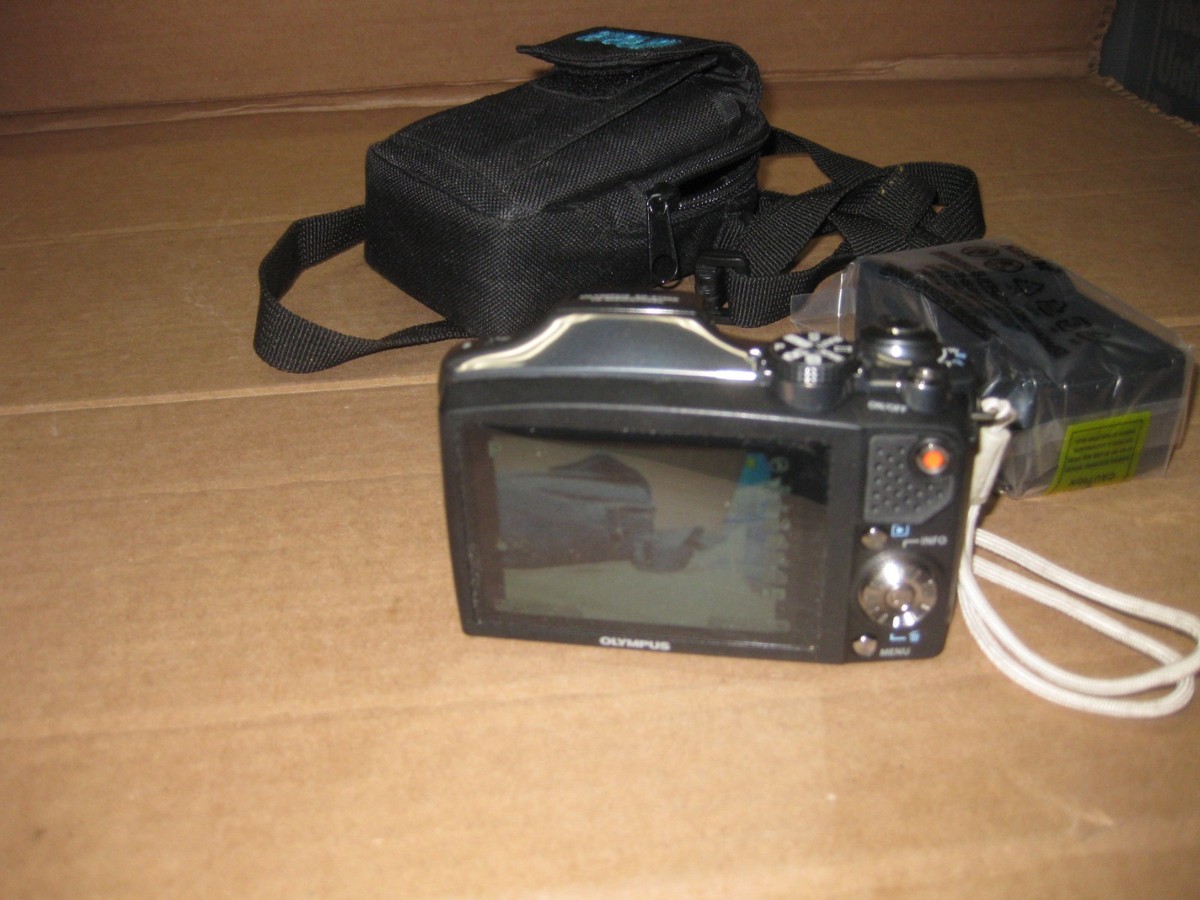 Olympus SZ-31MR 16MP Digital Compact Camera w/ Battery SD Card 