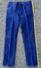 VINTAGE WRANGLER 13MWZ COWBOY CUT Made in USA 35x34 DARK BLUE