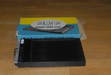 MPP large format 5 x 4 double darkslide plate with film sheafs for 4 1/4 x 3 1/4