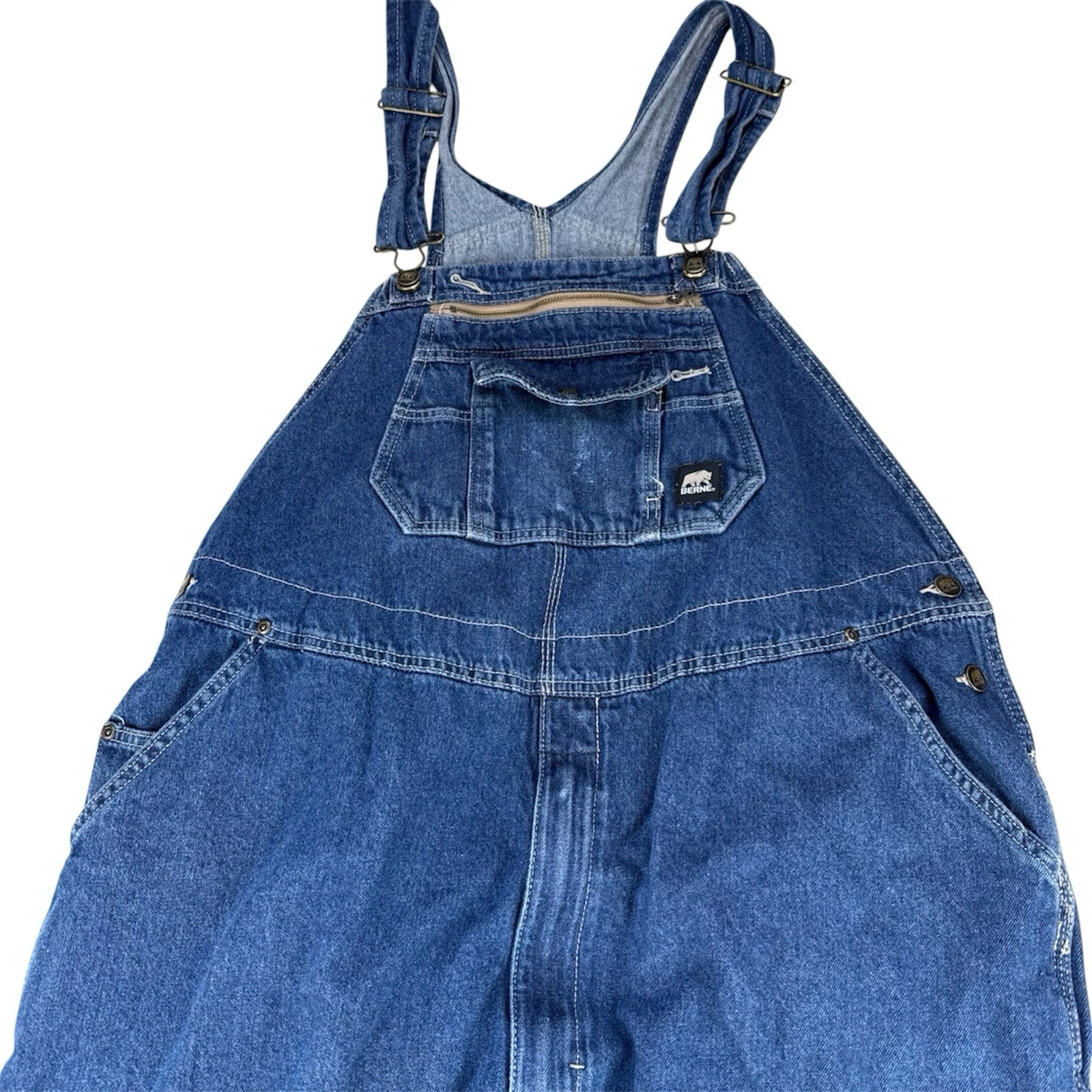 Berne Bib Overalls Mens Sz 54 Blue Denim Cargo Pocket Outdoor Farm Workwear
Opens in a new window or