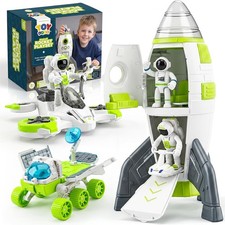 TOY Life Space Rocket Toy for Kid, Shuttle with Astronaut Spaceship Planet...