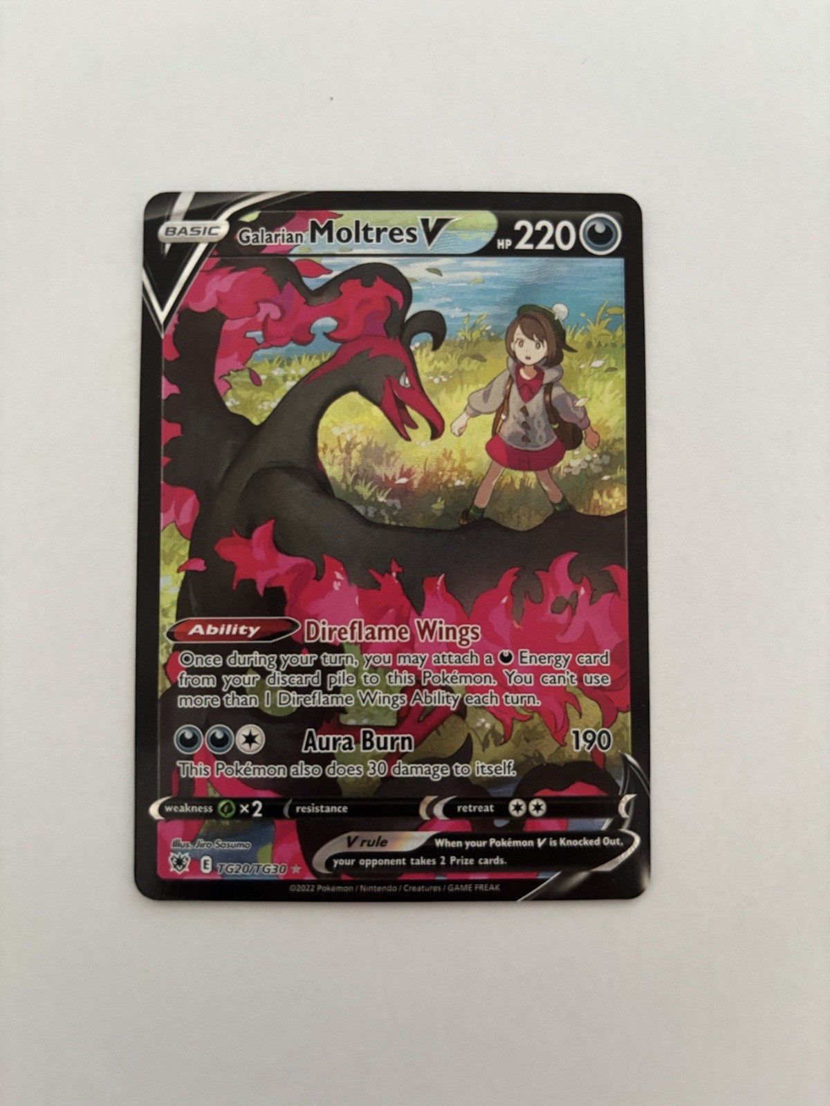 Pokémon TCG Galarian Moltres v Astral Radiance TG20/TG30 Swsh10 NM