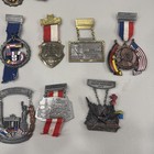 Lot 14 Vintage German IVV Volkswanderung Hiking MedalBadges 1970s Wanderfreunde — photo 3