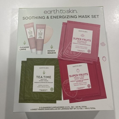 Earth to Skin Soothing & Energizing Mask Set