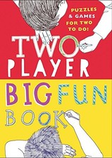 TWO-PLAYER BIG FUN BOOK: PUZZLES & GAMES FOR TWO TO DO! By Lydia Crook **Mint**