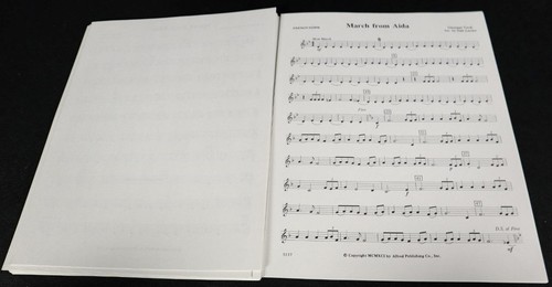 March From Aida Sheet Music Score Book Alfreds Kinyon Mini-Scores For Young Band - Picture 5 of 8
