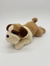 Aurora Flopsie Wills The Bulldog Puppy Dog Stuffed Animal 12