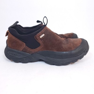 Merrell Jungle Moc Mens Size 9 Cinnamon Brown Suede Slip On Shoes Outdoor