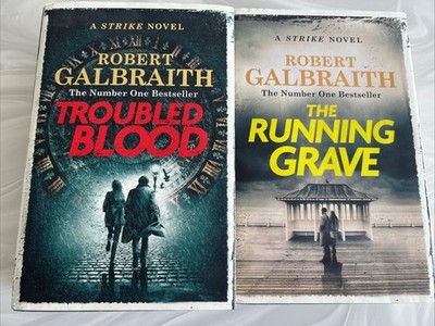Robert Galbraith Hardback Troubled Blood And Running Grave First Editions