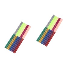 144 pcs Glitter Hot Glue Colored Sticks Glue Mini Size Hot Melt Adhesive Sticks 0.18 per stick