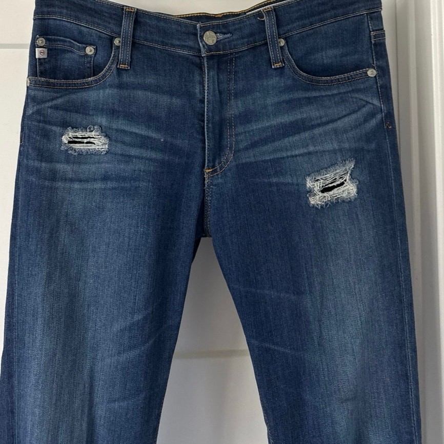 AG Adriano Goldschmied Farrah High Rise Skinny Jeans Distressed Women’s Size 28R thumbnail 5