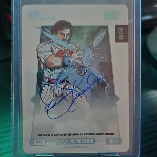 Bo Jackson Battle Arena Inspired Ink Ecks Auto Ice 21/50