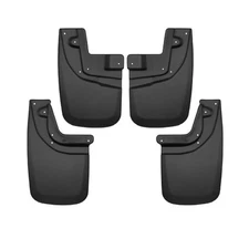 Husky Liners Front & Rear Black Thermoplastic Mud Guards for 05-15 Tacoma 56936