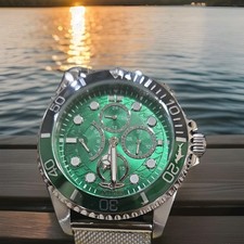 Invicta Men's Pro Diver Green-43mm, Stainless Steel 49400