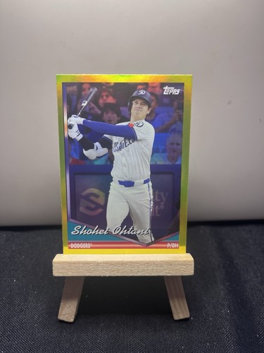2024 Topps Archives Shohei Ohtani Yellow Foil DODGERS