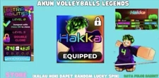 (🎄Offers🎄)VolleyBall Legends Acc | Hakka Style | Random Ablity | CHEAP