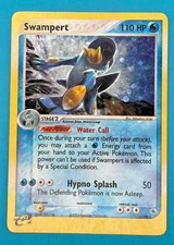Pokemon TCG Swampert 13/109 EX Ruby and Sapphire Holo Rare E Series MP/HP