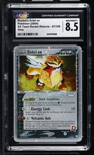 CGC 8.5 Rocket's Entei EX 97/109 EX Team Rocket Returns Holo Pokemon Card on eBay