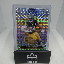 2024 Panini Mosaic George Pickens #186 Silver Mosaic Steelers