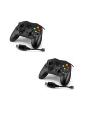 2X Manettes Noires Vibrantes pour Xbox [Première génération]