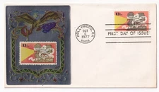 STAMP US SCOTT 1727 "Hollywood - Talking Pictures" 13 CENT 1977 FDC - B