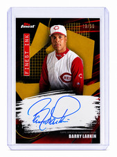 Topps Finest 2026 Barry Larkin Reds Finest Ink Auto FI-BL 19/50