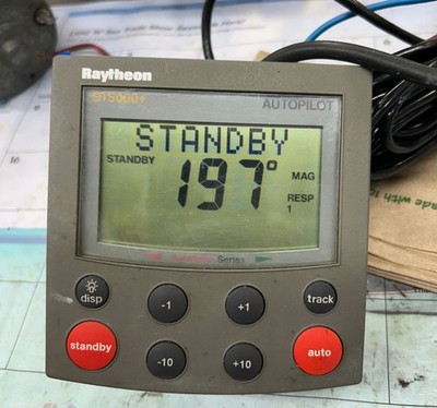 Raymarine Raytheon ST5000+ Autopilot Autohelm Head Control Unit + Suncover