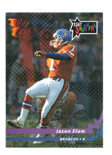 1993 Wild Card - Stat Smashers JASON ELAM DENVER BRONCOS #S-8 ROOKIE. rookie card picture