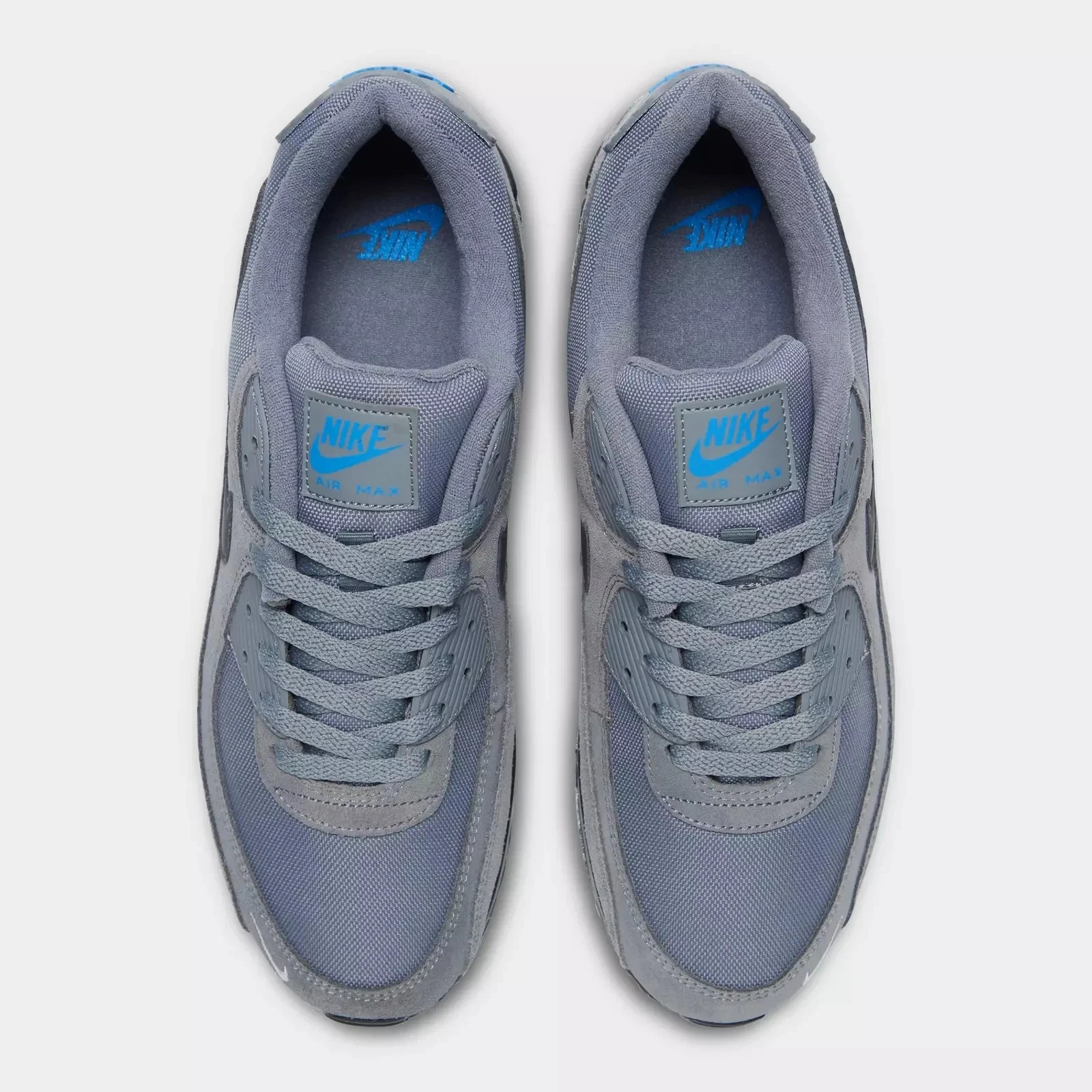 Mens NIKE AIR MAX 90 DO6706-002 Smoke Grey/Light Photo Blue/Black Size 10.0 thumbnail 6