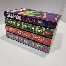 Charlie Bone 4-Book Lot Jenny Nimmo PB Midnight Time Twister Invisible Boy