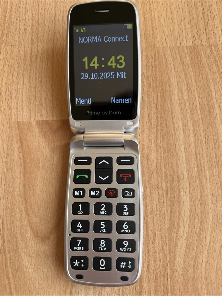 Doro Primo 418 rot Seniorenhandy Großtastenhandy ICE Fallsensor ohne Vertrag - Bild 3 von 4