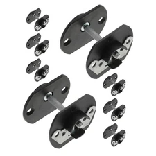  8 Sets Furniture Hardware Insert Connectors Clamps Hold Sofa Together