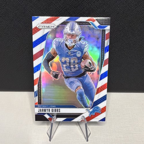 2024 Panini Prizm Jahmyr Gibbs [Red White Blue] #93 card