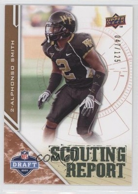 2009 Upper Deck Draft Edition Scouting Report Bronze 47/125 Alphonso Smith 0a2
