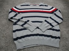 Tommy Hilfiger Jumper/Sweater/Pullover Large Long Sleeve Knit Striped