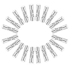 20 x Ceramic Cartridge Fuses 6A 250V 6x25mm Fast Blow for Energy Saving Lamp